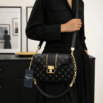 Chain Bag Black Gold