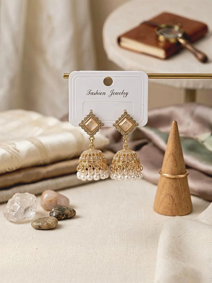 Earrings Pearl Drop Design