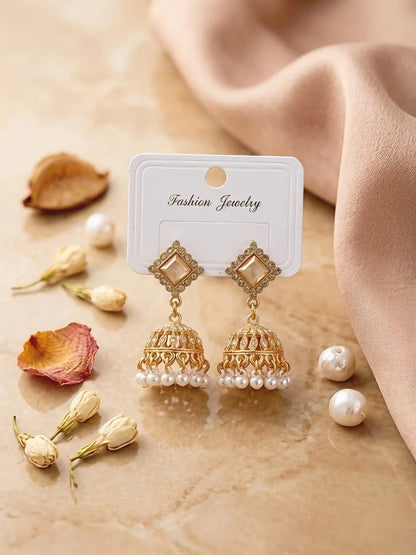 Earrings Pearl Drop Design