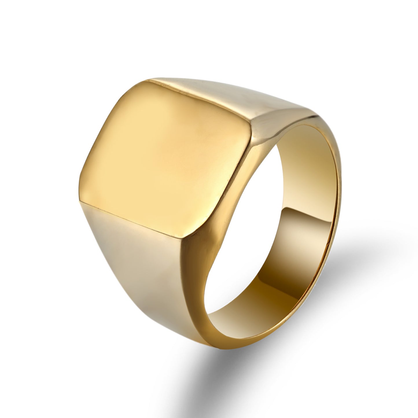 Men Steel Square Ring