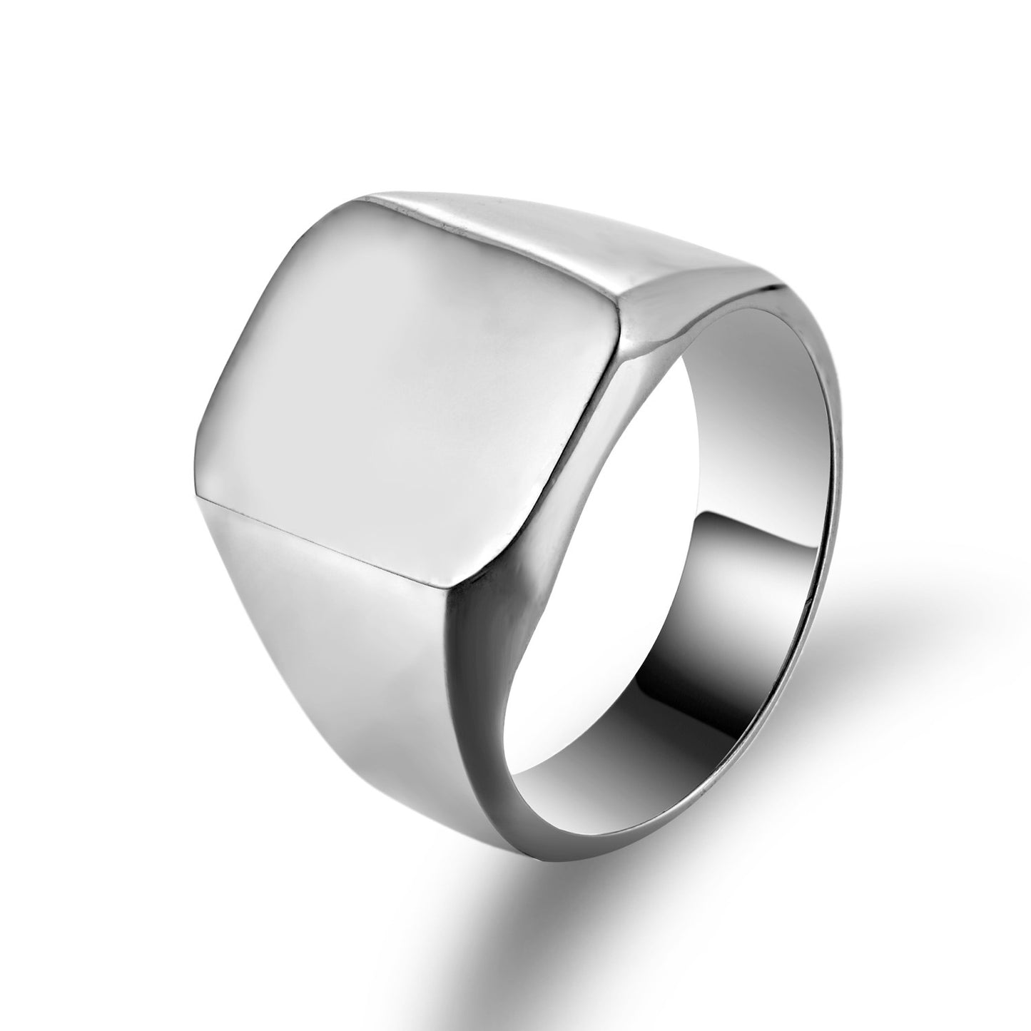 Men Steel Square Ring