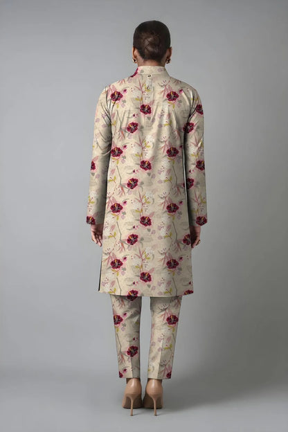 Pakistani Women Floral Printed Lawn Suit 2-Piece