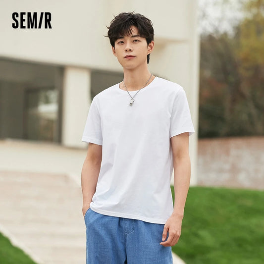 Short Sleeve Men T-Shirt Cotton