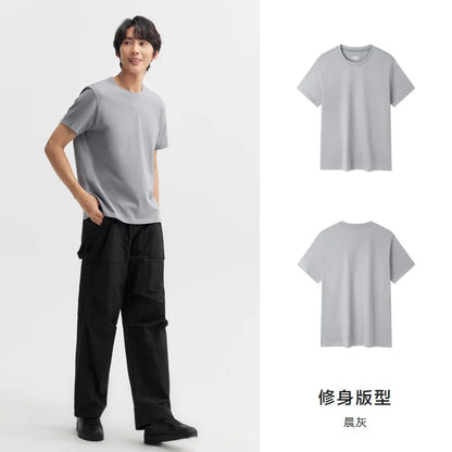 Short Sleeve Men T-Shirt Cotton
