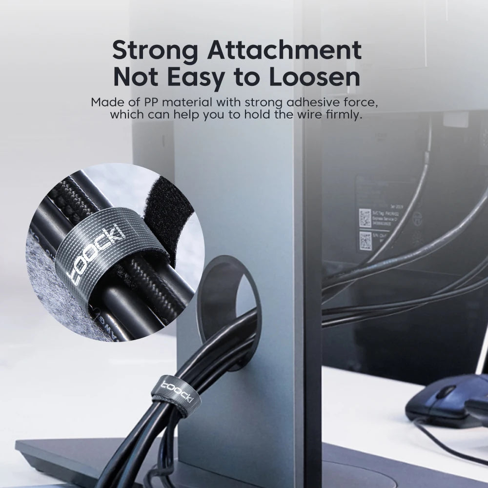 Toocki Cable Organizer Wire Winder USB Cable Management