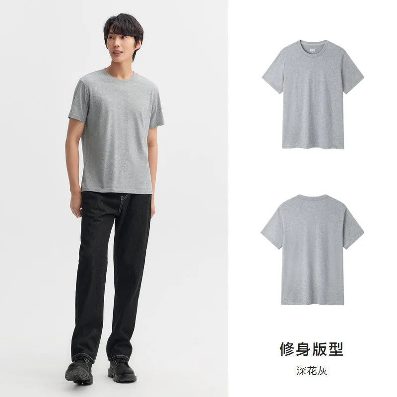 Short Sleeve Men T-Shirt Cotton