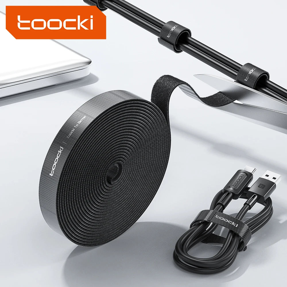 Toocki Cable Organizer Wire Winder USB Cable Management