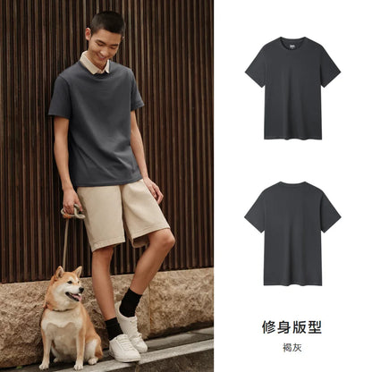 Short Sleeve Men T-Shirt Cotton