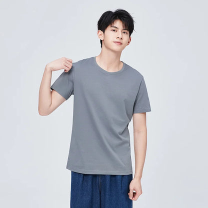 Short Sleeve Men T-Shirt Cotton