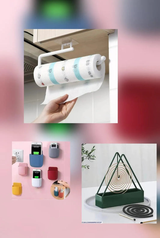 3Pcs Multicolor Plastic Home Accessories